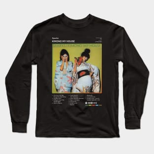 Sparks - Kimono My House Tracklist Album Long Sleeve T-Shirt